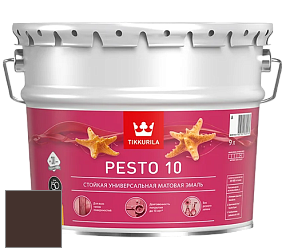 Краска Tikkurila Euro Pesto 10 эмаль цвет RAL 8017 
