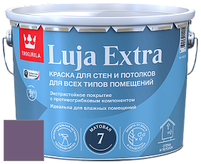 Краска Tikkurila Luja Extra 7 матовая краска для влажных помещений цвет NCS S 5030-R50B 