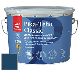 Краска Tikkurila Pika-Teho Classic краска для деревянных фасадов цвет RAL 5001 