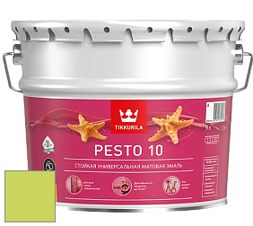 Краска Tikkurila Euro Pesto 10 эмаль цвет NCS S 0560-G50Y 