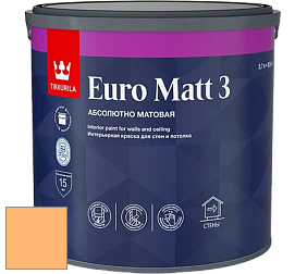 Краска Tikkurila Euro Matt 3 краска для стен и потолков цвет X309 