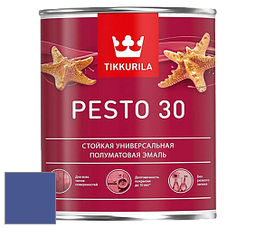 Краска Tikkurila Euro Pesto 30 эмаль цвет NCS S 4050-R70B 