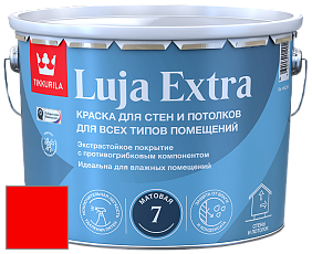 Краска Tikkurila Luja Extra 7 матовая краска для влажных помещений цвет RAL 3024 