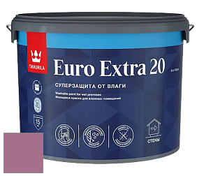 Краска Tikkurila Euro Extra 20 краска для стен и потолков цвет NCS S 3040-R30B 