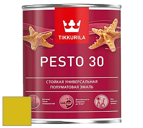 Краска Tikkurila Euro Pesto 30 эмаль цвет NCS S 1075-G80Y 