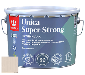 Краска Tikkurila Unica Super Strong (высокоглянцевый) лак яхтный цвет 3466 Ваниль