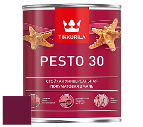 Краска Tikkurila Euro Pesto 30 эмаль цвет RAL 4004 
