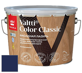 Краска Tikkurila Valtti Color Classic лазурь колеруемая для деревянного фасада цвет RAL 5013 