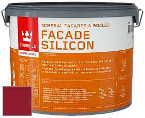 Краска Tikkurila Facade Silicon краска фасадная цвет RAL 3003 