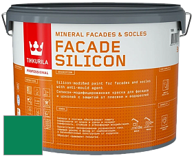 Краска Tikkurila Facade Silicon краска фасадная цвет NCS S 3060-G 