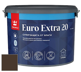 Краска Tikkurila Euro Extra 20 краска для стен и потолков цвет RAL 8014 