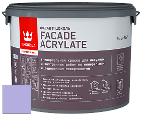 Краска Tikkurila Facade Acrylate краска внутренних и наружных работ цвет NCS S 1040-R60B 