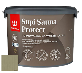 Краска Tikkurila Supi Sauna Protect защитный состав для сауны цвет 3462 Шалфей