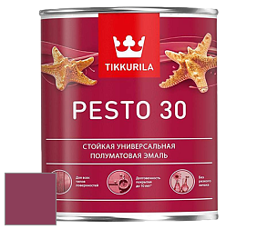 Краска Tikkurila Euro Pesto 30 эмаль цвет NCS S 3060-R20B 