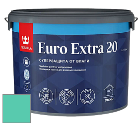 Краска Tikkurila Euro Extra 20 краска для стен и потолков цвет NCS S 1050-B80G 