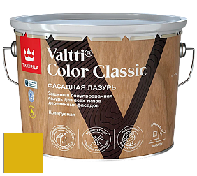 Краска Tikkurila Valtti Color Classic лазурь колеруемая для деревянного фасада цвет RAL 1032 