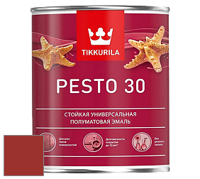 Краска Tikkurila Euro Pesto 30 эмаль цвет RAL 3013 