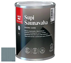 Краска Tikkurila Supi Saunavaha защитный состав для сауны цвет 3455 Море