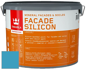 Краска Tikkurila Facade Silicon краска фасадная цвет NCS S 2050-B 