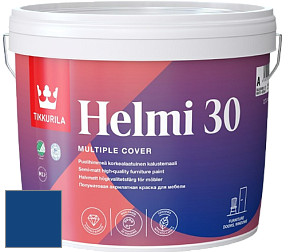 Краска Tikkurila Helmi 30 краска для мебели цвет RAL 5010 