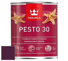 Краска Tikkurila Euro Pesto 30 эмаль цвет RAL 4007 
