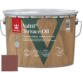 Краска Tikkurila Valtti Terrace Oil масло для наружных работ по дереву цвет 5058 Varvikko