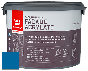 Краска Tikkurila Facade Acrylate краска внутренних и наружных работ цвет NCS S 3065-R90B 