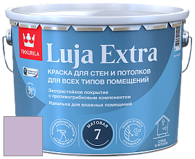 Краска Tikkurila Luja Extra 7 матовая краска для влажных помещений цвет X342 Гиацинт