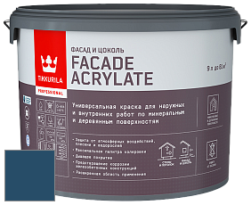 Краска Tikkurila Facade Acrylate краска внутренних и наружных работ цвет N359 