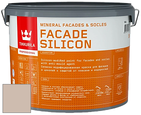 Краска Tikkurila Facade Silicon краска фасадная цвет Q674 
