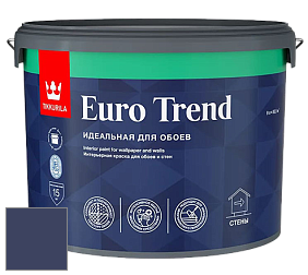 Краска Tikkurila Euro Trend краска для стен и потолков цвет M350 Чернильная ручка
