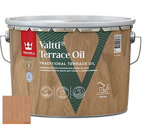Краска Tikkurila Valtti Terrace Oil масло для наружных работ по дереву цвет 5051 Янтарь