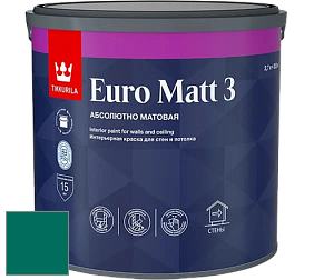 Краска Tikkurila Euro Matt 3 краска для стен и потолков цвет N371 