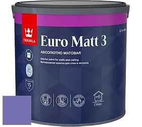 Краска Tikkurila Euro Matt 3 краска для стен и потолков цвет K346 