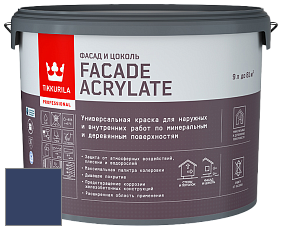 Краска Tikkurila Facade Acrylate краска внутренних и наружных работ цвет M360 