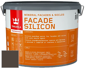Краска Tikkurila Facade Silicon краска фасадная цвет D128 