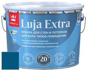 Краска Tikkurila Luja 20 Extra полуматовая краска для влажных помещений цвет NCS S 4550-R90B 