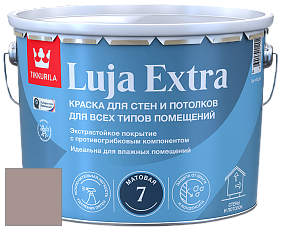 Краска Tikkurila Luja Extra 7 матовая краска для влажных помещений цвет V479 Циркон