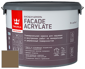 Краска Tikkurila Facade Acrylate краска фасадная цвет L460 