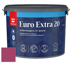 Краска Tikkurila Euro Extra 20 краска для стен и потолков цвет NCS S 2065-R20B 