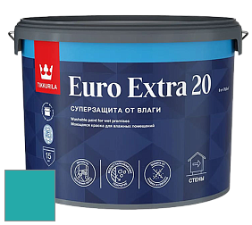 Краска Tikkurila Euro Extra 20 краска для стен и потолков цвет NCS S 2050-B40G 