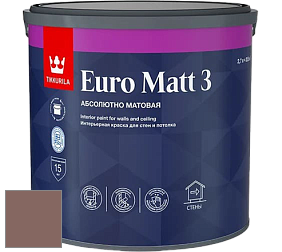 Краска Tikkurila Euro Matt 3 краска для стен и потолков цвет L479 