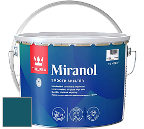 Краска Tikkurila Miranol высокопрочная эмаль цвет M366 Павлин