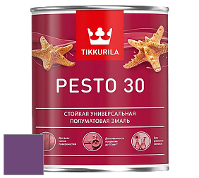 Краска Tikkurila Euro Pesto 30 эмаль цвет NCS S 4050-R50B 