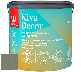Краска Tikkurila Kiva Decor Лак для мебели цвет 3453 Плющ