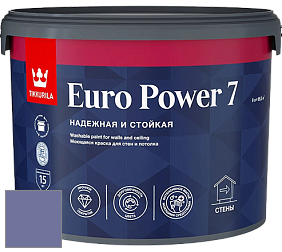 Краска Tikkurila Euro Power 7 краска для стен и потолков цвет S346 