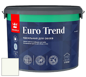 Краска Tikkurila Euro Trend краска для стен и потолков цвет RAL 9010 