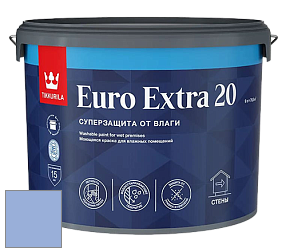 Краска Tikkurila Euro Extra 20 краска для стен и потолков цвет J348 