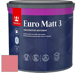 Краска Tikkurila Euro Matt 3 краска для стен и потолков цвет V322 