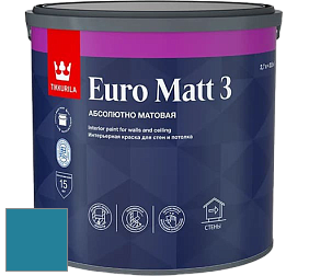 Краска Tikkurila Euro Matt 3 краска для стен и потолков цвет S363 